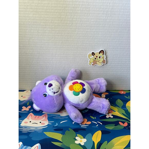 Care Bears 2003 Light Purple Harmony Bear Plush Stuffed Animal Toy Doll - Picture 10 of 12